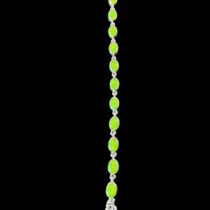 Vibrant Balloon Opal Silver Bracelet.