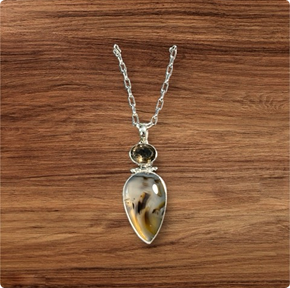 Montana Agate Necklace