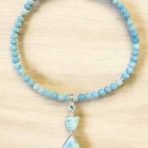 High Quality Larimar Necklace
