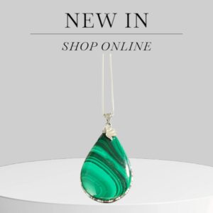 Malachite Necklace (Teardrop)