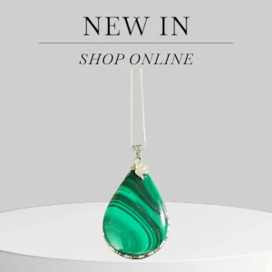 Malachite Necklace (Teardrop)