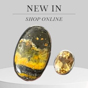 Bumblebee Jasper Rings (Size Adjustable)