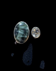 Seraphinite/Green Amethyst Ring (Adjustable)